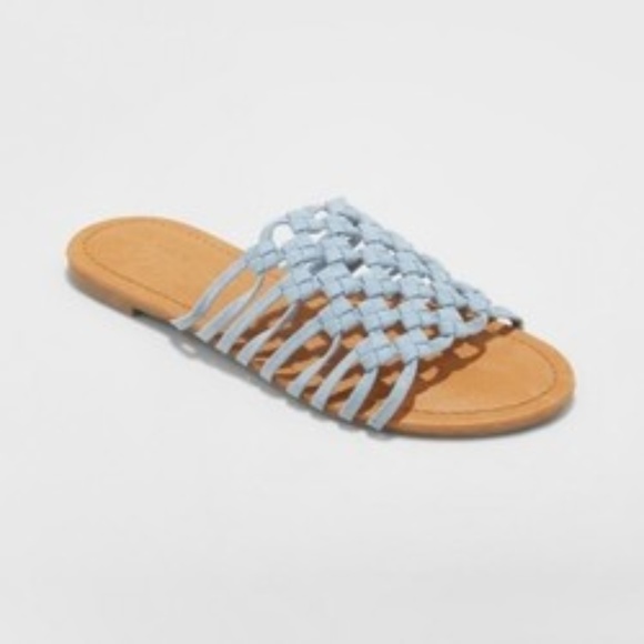 Universal Thread Shoes - Microsuede Rope Slide Sandals NWT!